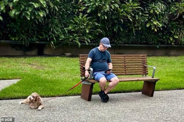 Former Qantas CEO Alan Joyce was spotted relaxing in a park this week.