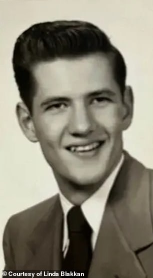 Bill is pictured in high school.