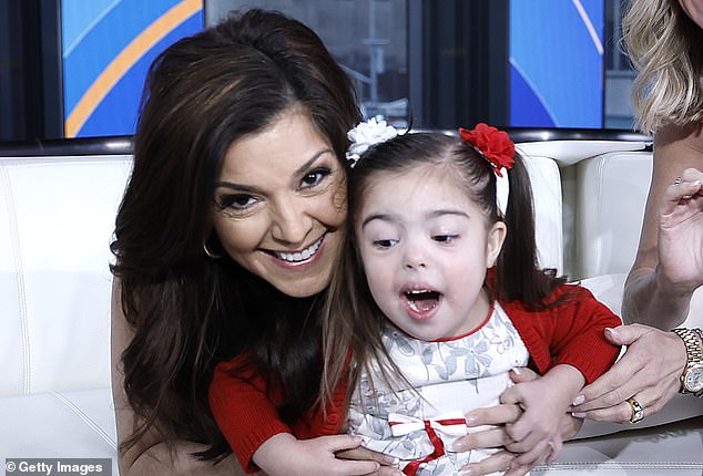 Rachel Campos-Duffy appeared on Fox & Friends with four-year-old Valentina StellaMaris Duffy to raise awareness for National Down Syndrome Day.
