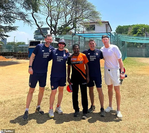 The Ashes hero, 46, is now filming a second series of his BBC cricket show Freddie Flintoff's Field of Dreams (seen alongside Sri Lankan cricket coach Muttiah Muralitharan)