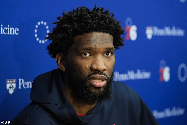 Joel Embiid has not played for the Sixers since Jan. 30 after undergoing meniscus surgery