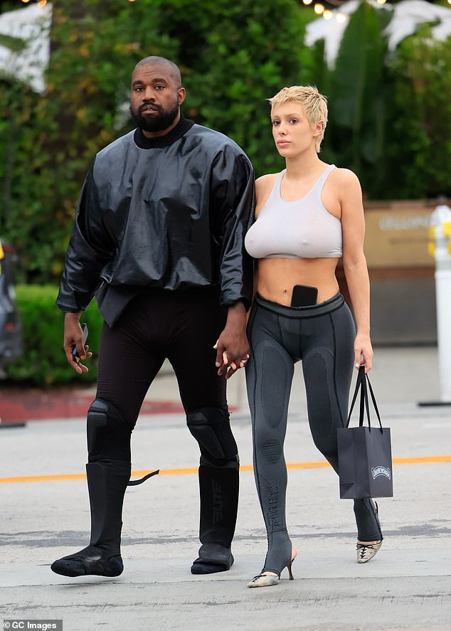 Kanye has been accused of exhibiting controlling behavior in his relationship with Bianca Censori (pictured in 2023)