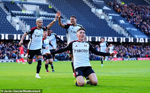 Fulham winger Harry Wilson opened the scoring against Brighton in the 21st minute.