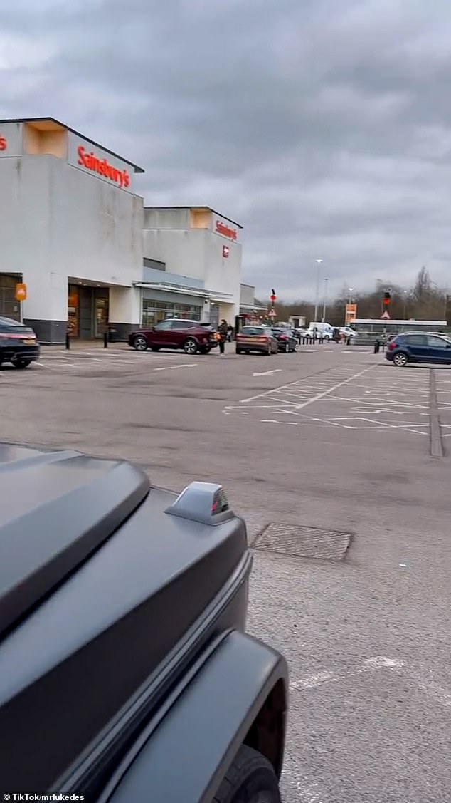 In response to the video, other users quickly found a flaw in his supposed logic, pointing out that if he wanted to save time by being closer to the store, he could park outside of a handicapped space and be closer to the entrance.