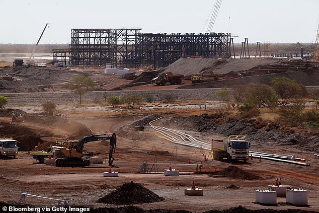 Rinehart's majority-owned Roy Hill mine in the Pilbara (pictured) provided much of her wealth