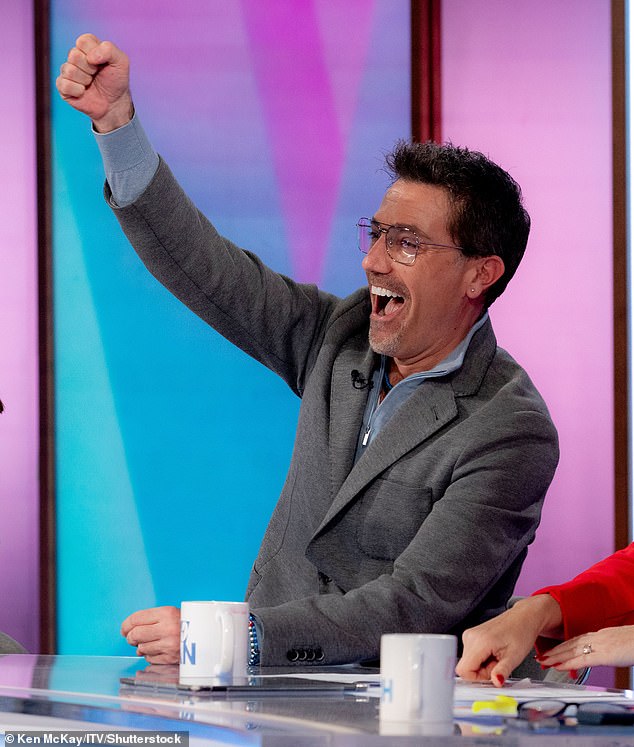 Gino D'Acampo, 47, caused chaos during his TV interview on Loose Women on Wednesday.