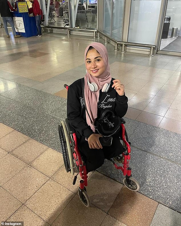 Leyan, 14, was flown to Chicago after a devastating explosion on October 27 left her severely injured and her legs having to be amputated without anesthesia.