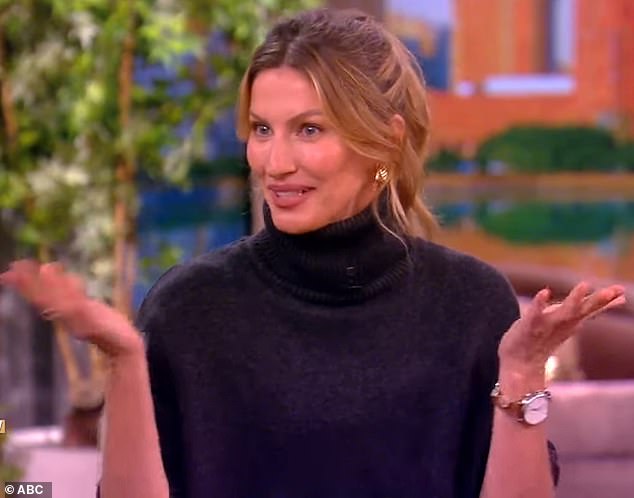 Gisele Bundchen revealed on The View how changing her diet helped her overcome her panic attacks when she was a young model