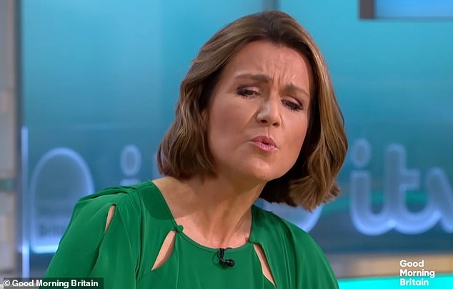 Susanna Reid admitted she was 'worried about Ofcom' during Tuesday morning's episode of Good Morning Britain