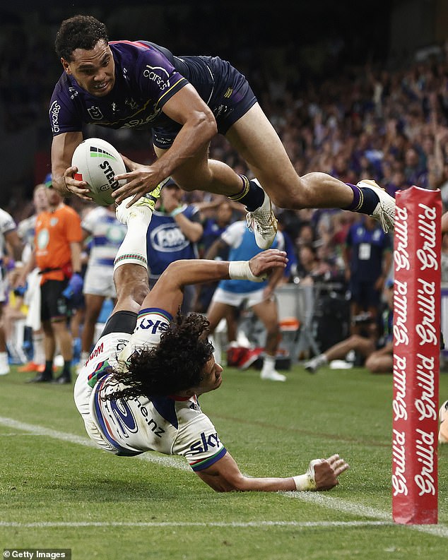 Xavier Coates' jaw-dropping try with just 25 seconds to go sealed victory for the Storm