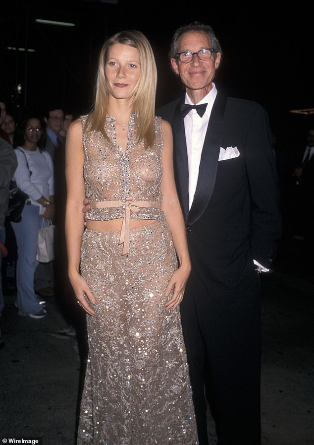 Gwyneth Paltrow attributes her interest in health and wellness to her late father Bruce Paltrow's battle with cancer.  Her father, Bruce Paltrow, died of throat cancer at the age of 59 in 2002 (pictured in New York in October 2001).