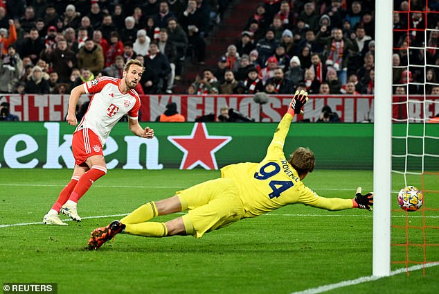 Harry Kane scored twice as Bayern Munich beat Lazio to reach the quarterfinals of the Champions League.