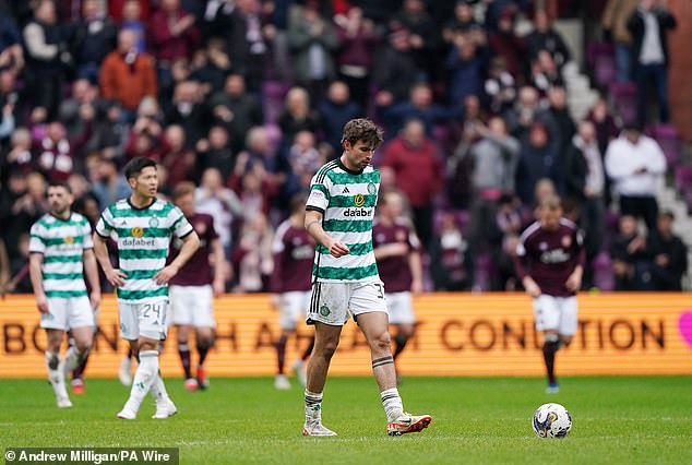 Hearts 2 0 Celtic Pressure mounts on Brendan Rodgers just days