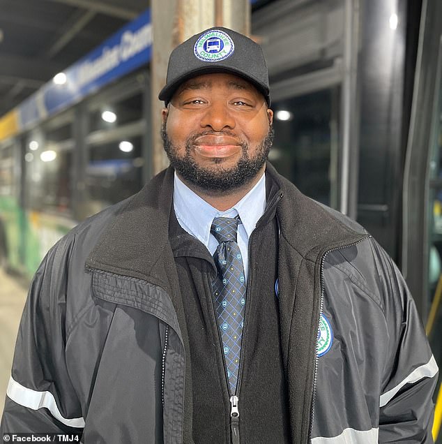 Keyon Finkley, a Milwaukee County bus operator, sprang into action when he spotted an unaccompanied toddler running into oncoming traffic on one of the city's most dangerous roads .