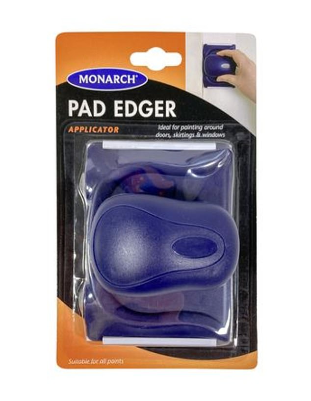 The Monarch Pad Edger ($8.50) will help you paint straight lines with ease