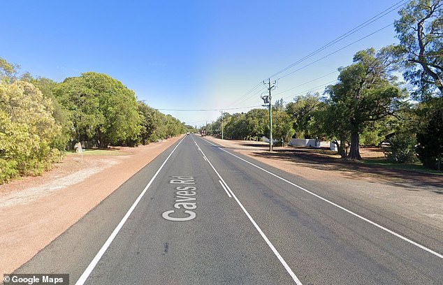 A 12-year-old boy was hit and seriously injured on a popular tourist route in WA (pictured, Caves Road, a 111km stretch of road located south of Perth)