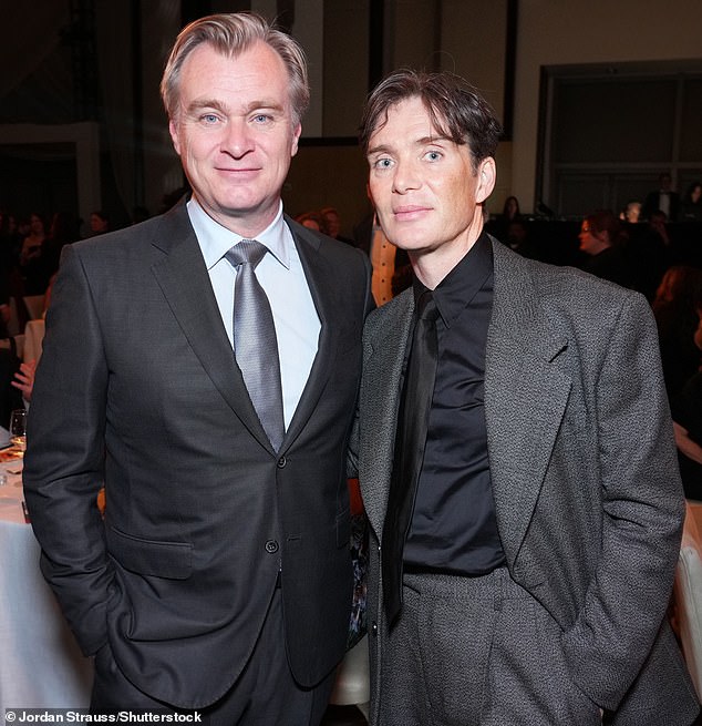 Oppenheimer's huge box office success has earned him £750,000,000 ($957,000,000) worldwide... and counting (Christopher Nolan pictured with Cillian Murphy)