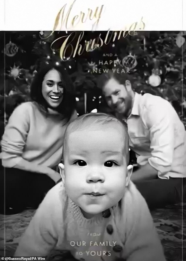 Prince Harry and Meghan Markle accused of Photoshopping after they released their 2019 Christmas card picture - but refuted the theories