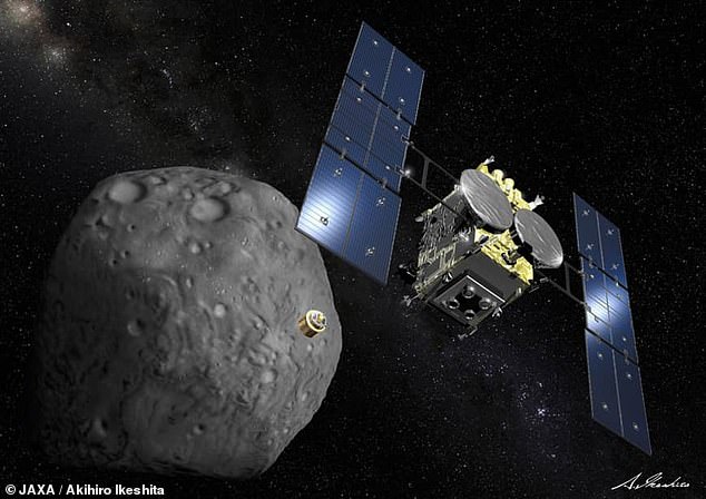 The Japanese space agency, JAXA, wants your help in naming a giant silicon-based asteroid about the size of the Golden Gate Bridge.  The campaign comes ahead of JAXA's plans to fly its Hayabusa2 space probe (pictured above) past the nearly 1,800-foot-long rocky object.
