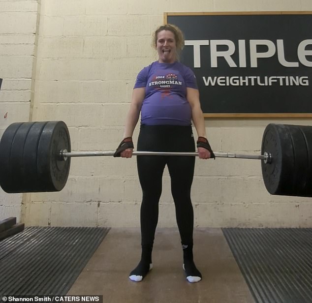 The 30-year-old was lifting 200kg weights two days before her due date, but says she felt safe doing so