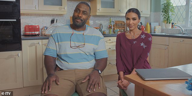 The broadcaster has announced that Deep Fake Neighbor, which aired in January 2023, has been canceled (pictured: stars Jason Forbes and Francine Lewis as Idris Elba and Kim Kardashian)