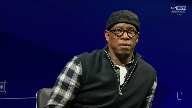 Ian Wright received praise for his decision to mention the 'elephant in the room' on Sky Sports