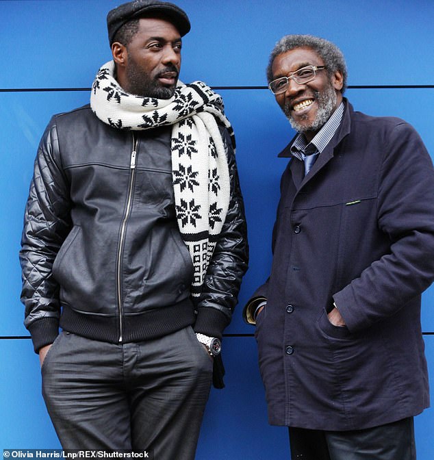 Idris Elba's late father Winston was born in Sierra Leone (pictured together in 2011)