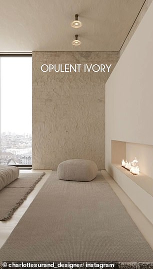 “Opulent Ivory” is a brighter, more neutral alternative that also creates a high-end look