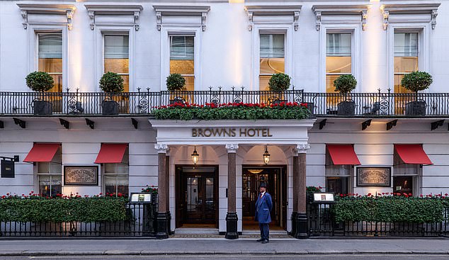 Sir Rocco Forte has owned Brown's Hotel (pictured) in London since 2003.