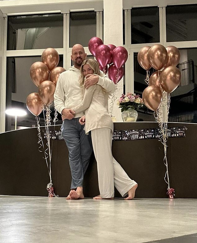 The former Made In Chelsea star, who met the BrewDog founder, 41, on a blind date last year, was incredibly excited to show fans her new closet space (pictured together).