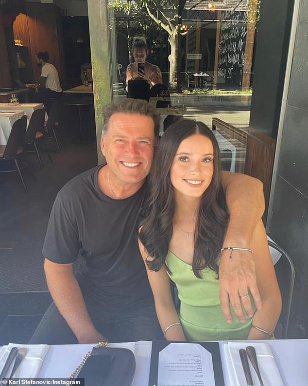 Karl Stefanovic's daughter Willow follows her dreams in the fashion and modeling industry.  Both pictured