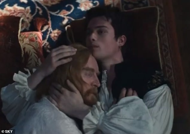 Sky's Mary & George, which aired this week, is inspired by the scandalous true story of Mary Villiers (Julianne Moore), who taught her beautiful and charismatic son, George (Nicholas Galitzine), to seduce King James VI of Scotland and I of England. (Tony Curran) and become his almighty
