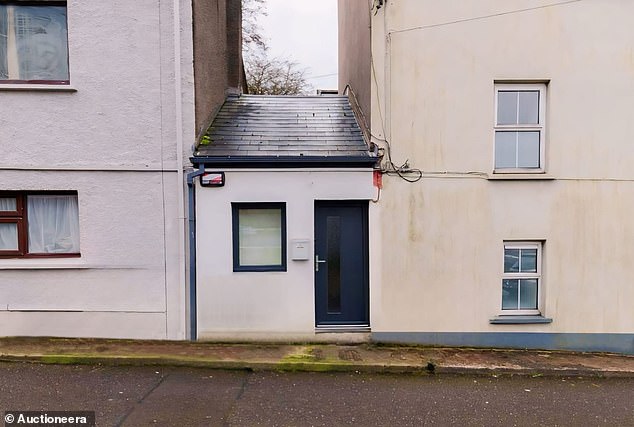 Garron Noone questioned how they found a door to fit the front of this £145,000 house in Cork city in Ireland and asked if the window was made by an optician during a 60-second rant.