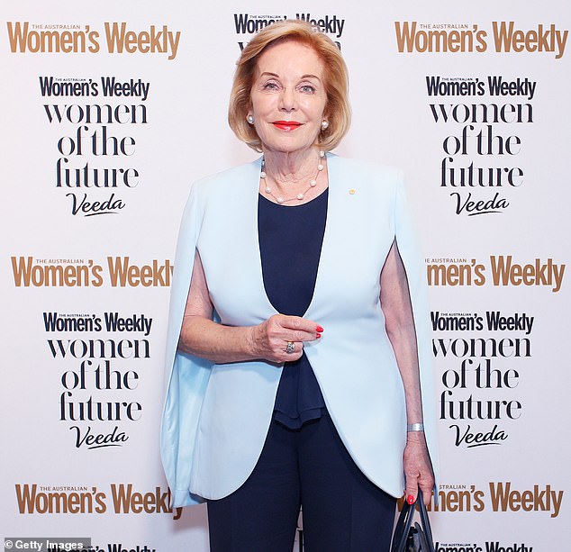 Ita Buttrose, 82 (pictured), will step down as ABC chair this week, with the media veteran revealing on Sunday the real reason she quit the top job.
