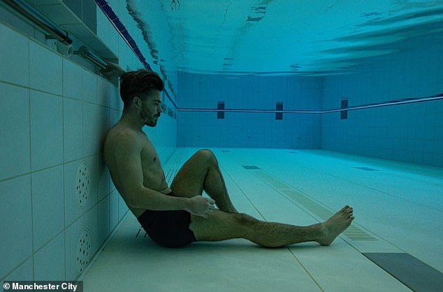 Jack Grealish has posted an update on his recovery - and has even tried holding his breath underwater