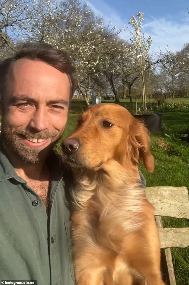 James Middleton shared a lovely video of his vast country garden in Berkshire on Sunday