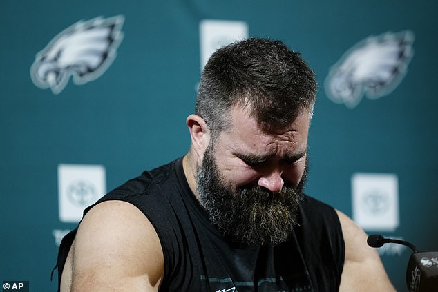 On Monday, Kelce announced his retirement from football after 13 seasons with the Eagles.