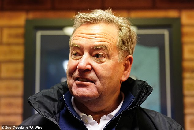 Jeff Stelling (pictured) criticized Ben White after a Christmas snap was shared on the day England lost to Brazil.