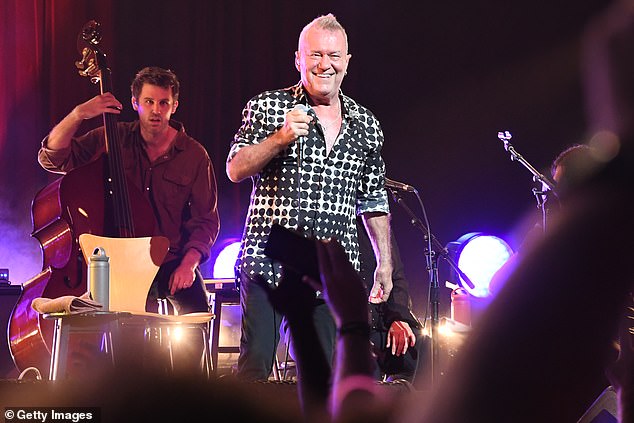 Jimmy Barnes has shown that he is truly on the mend after his recent open heart surgery.  The Scottish vocalist, 67, underwent the procedure in December after complications from a bacterial infection that had reached his heart.  In the photo