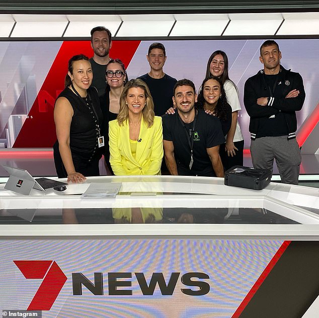 Jodie Speers (center), 41, won't be returning to the 7News office to read the early morning news and will instead be taking on a whole new profession.