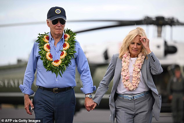 Biden sparked controversy after he made the remark during a visit to Hawaii in August after the state suffered the deadliest wildfire recorded in US history
