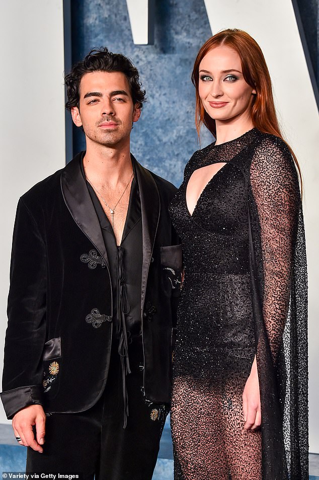 Before getting involved with Stormi, Joe was in a long-term relationship with Sophie Turner, 27, whom he began dating in 2017; They are photographed in Los Angeles in March 2023.