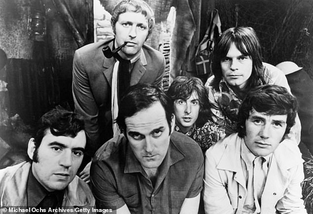 Terry Jones, Graham Chapman, John, Eric Idle, Terry Gilliam and Michael Palin rose to fame in 1969.