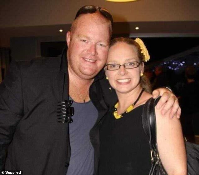 Jon Seccull (pictured right) has been found guilty of raping his then wife Michelle Skewes (pictured left) several times between February 2014 and September 2015