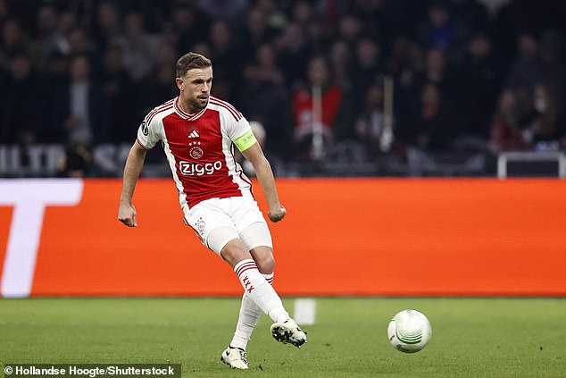 Jordan Henderson showed he can still be a valuable asset for England in Ajax's draw against Aston Villa