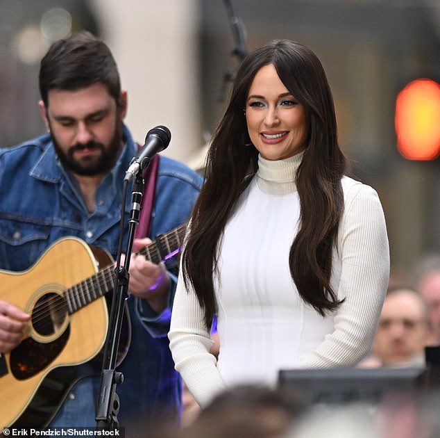 Kacey Musgraves looks stunning as she appears on the Today show in NYC - as she releases personal new album Deeper Well after breaking up with Cole Schafer
