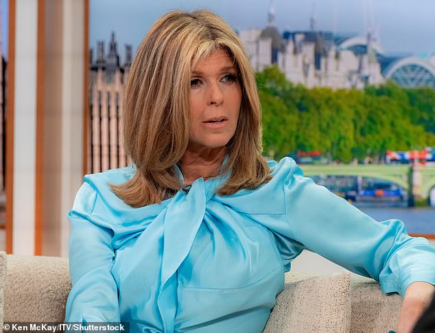 Good Morning Britain explained Kate Garraway's absence on Friday, after she left her radio show mid-broadcast earlier this week (pictured from the show last week).