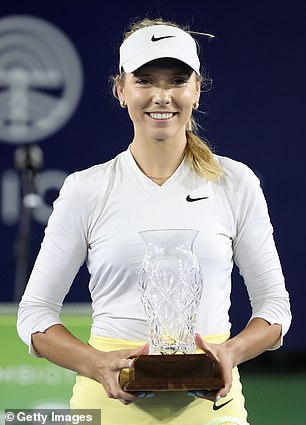 Katie Boulter defeated Marta Kostyuk to earn her first victory in a WTA 500 tournament in San Diego