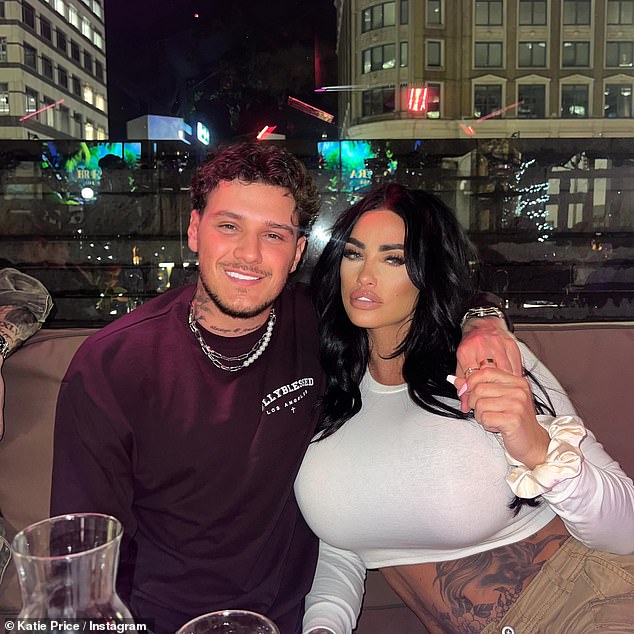 Katie Price, 45, got close to her new boyfriend JJ Slater, 31, in an Instagram snap during a date night after confirming their romance earlier this week.