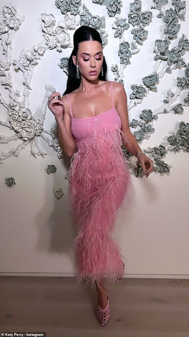 Katy Perry, 39, looked incredible as she posed for a series of photos shared on Instagram on Wednesday.
